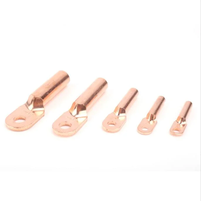 Popular National Standard Tinned Dt Copper Terminal Copper Lug Plug Oil Copper Terminal Cable Closed Copper Nose