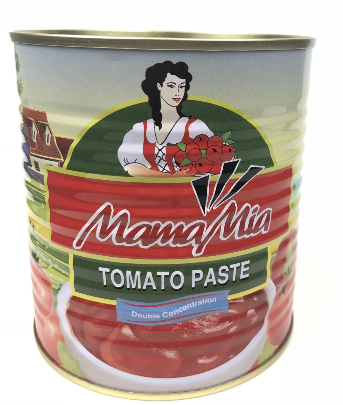 Pâte de tomate en conserve de haute qualité 2200g Marque OEM