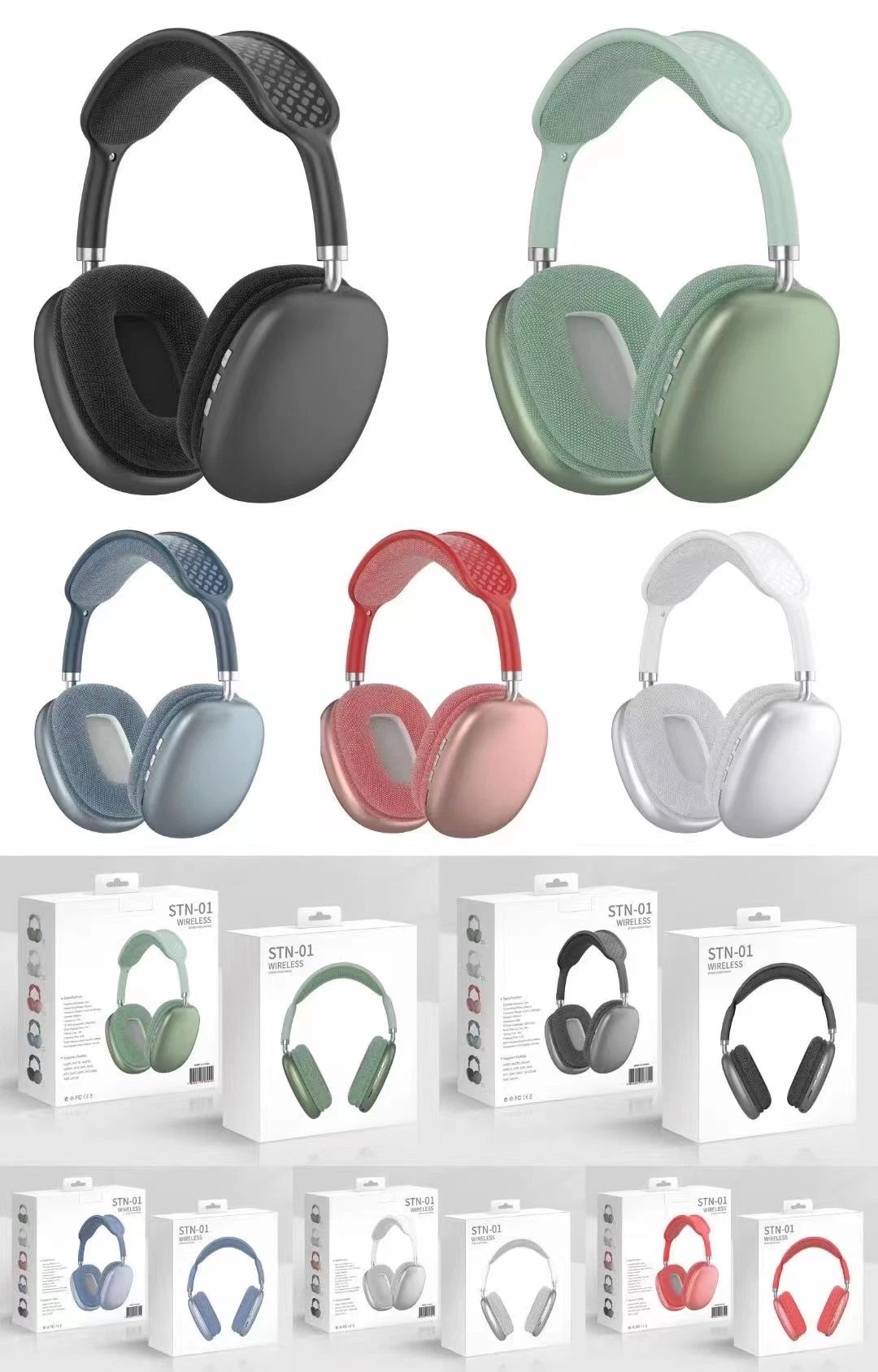 New Wireless Headphone Stn-01 Bluetooth Earphone &#160; 5 Colors Available &#160;