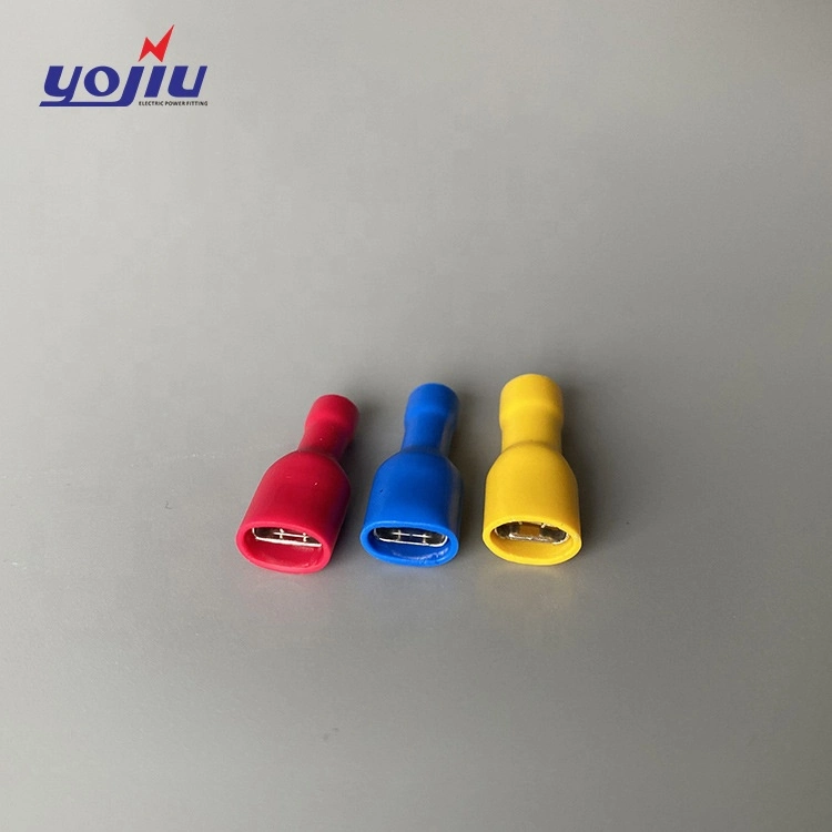 Fdfd Female Insulated Terminal Lugs Cold Pressing Insulation Cable Joint