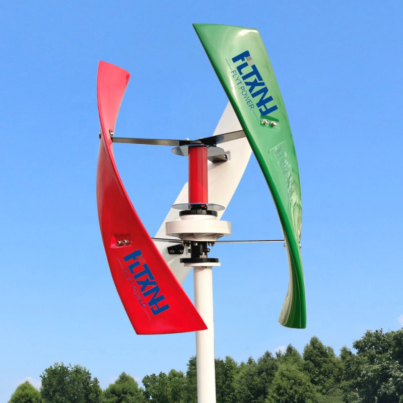 High Efficiency 400W/500W/600W/800W 12V/24V Vertical Wind Turbine System Generator for Home