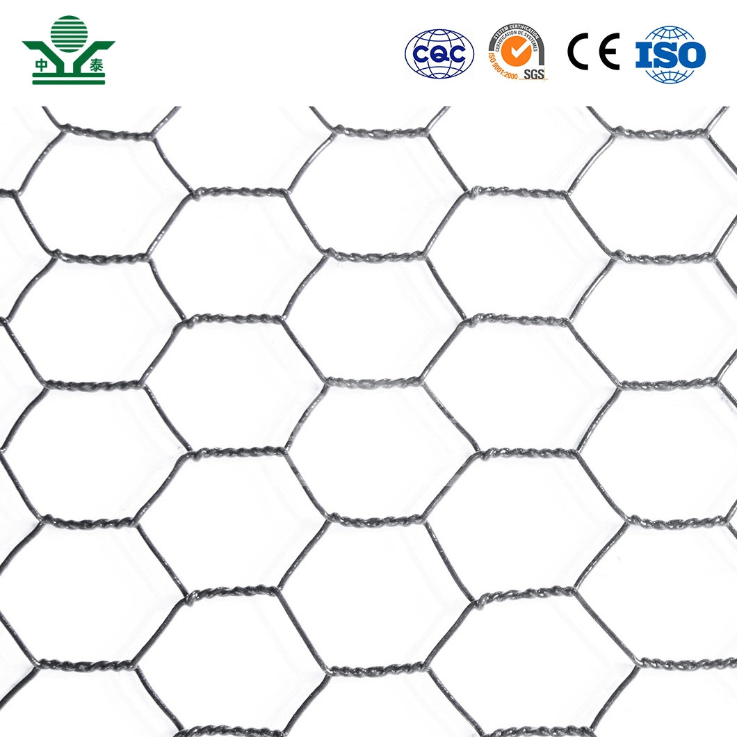 Zhongtai Painting Chicken Wire Black Original Factory 5/8 Inch 16mm Green Chicken Mesh Used for Vinyl Coated Welded Wire Fencing