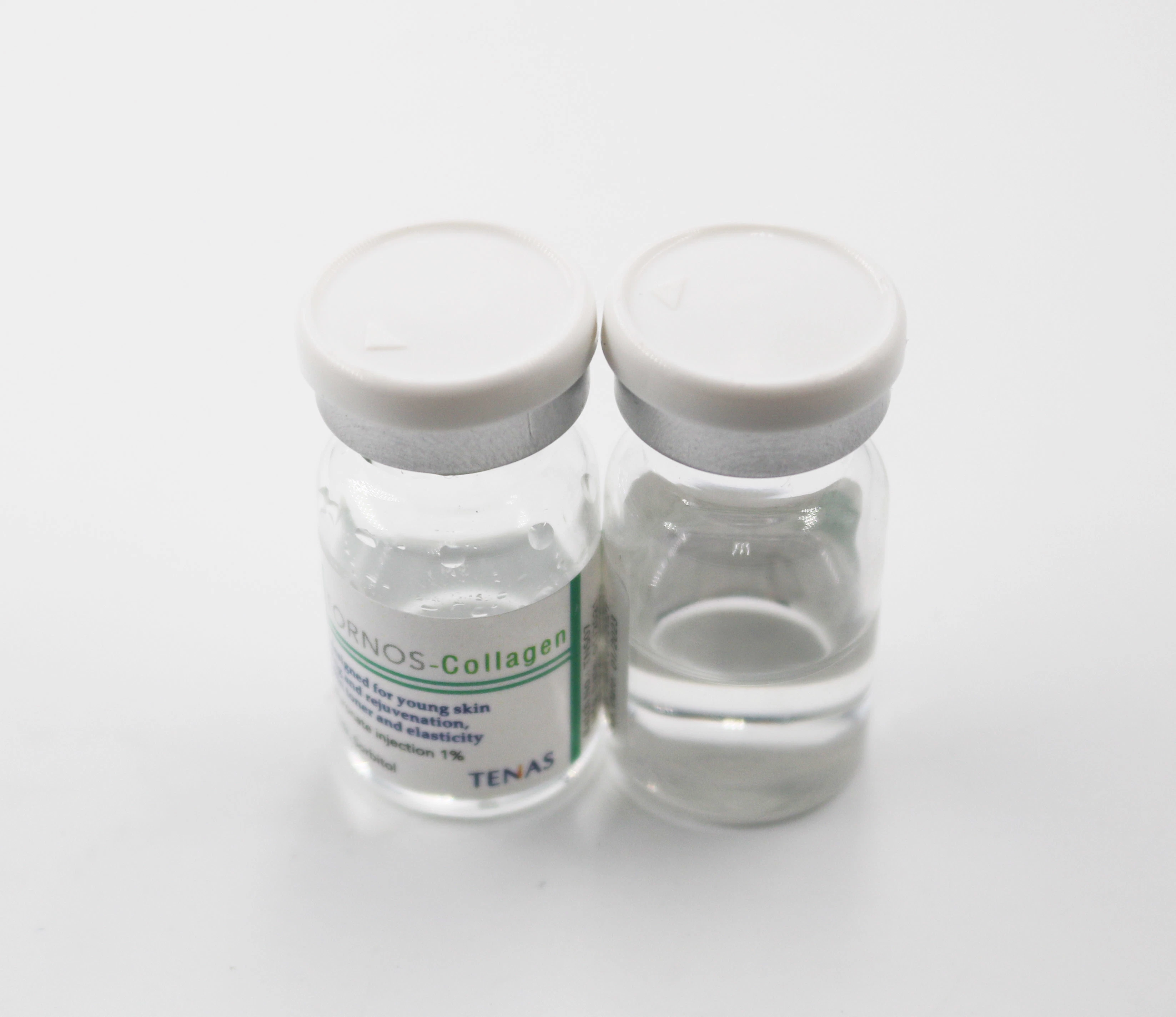 L'acide hyaluronique injection avec le collagène destinés à la suppression de rides qualifiés