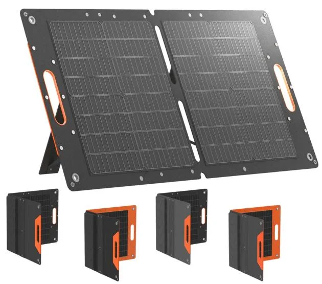 60W Rechargerable PV Solar Panel Charger Folding Photovoltaic Mono Powered Panel