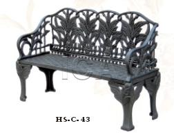 Factory Direct Offer Park Iron Cast Long Bench for Sale