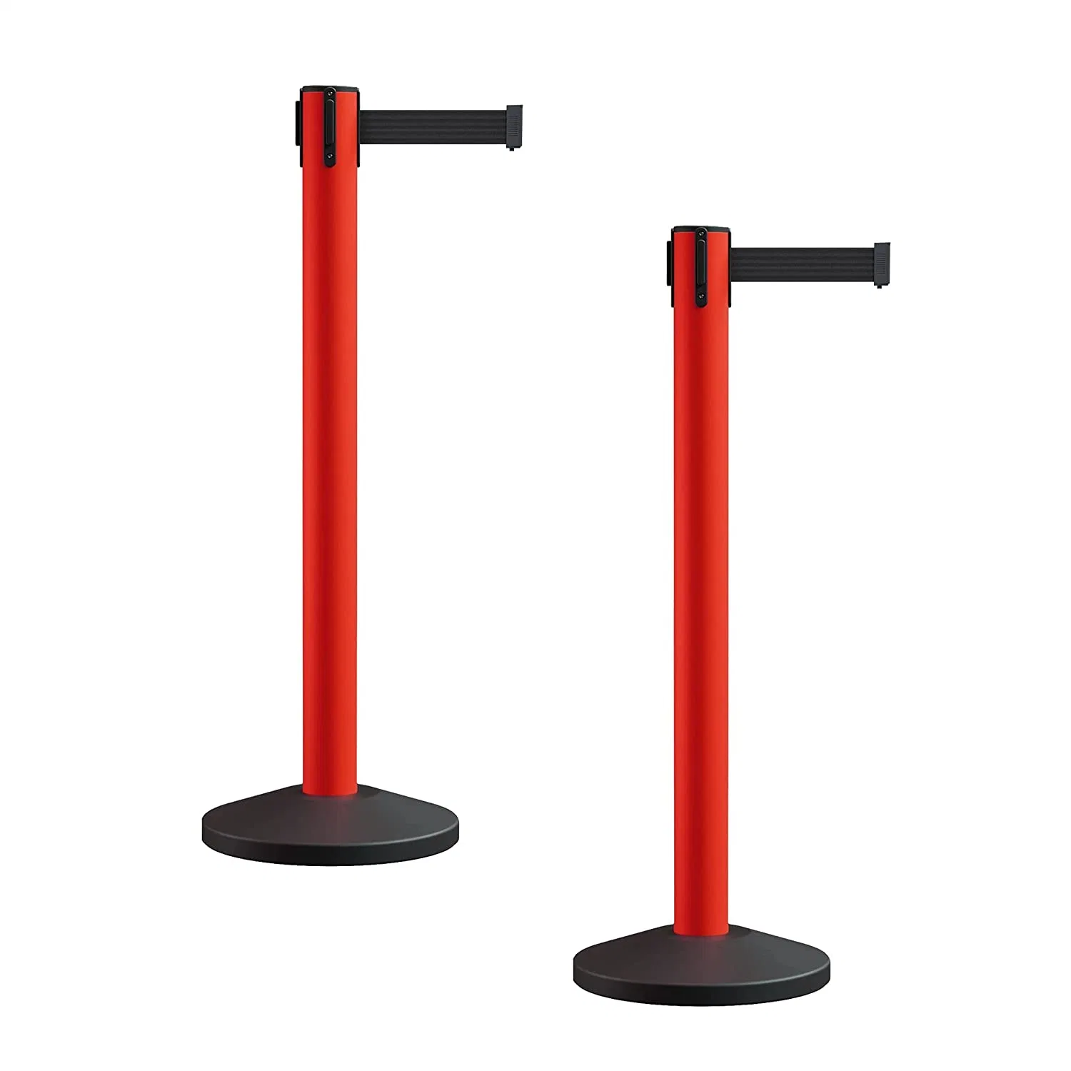 Tape Line for Event Metal Pole Sports Field Retractable Queue Belt Stand