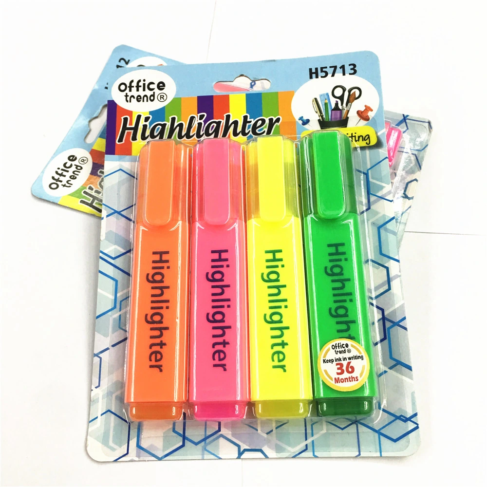 Wholesale Highlighters Fluorescent Markers Pen Stationery Office Supply