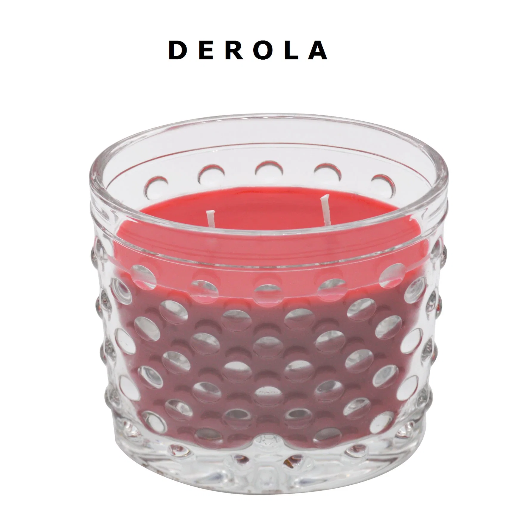 Elegant Cylindrical Aroma Candle Cup Delicate DOT Shape Fragrance Scented Candles