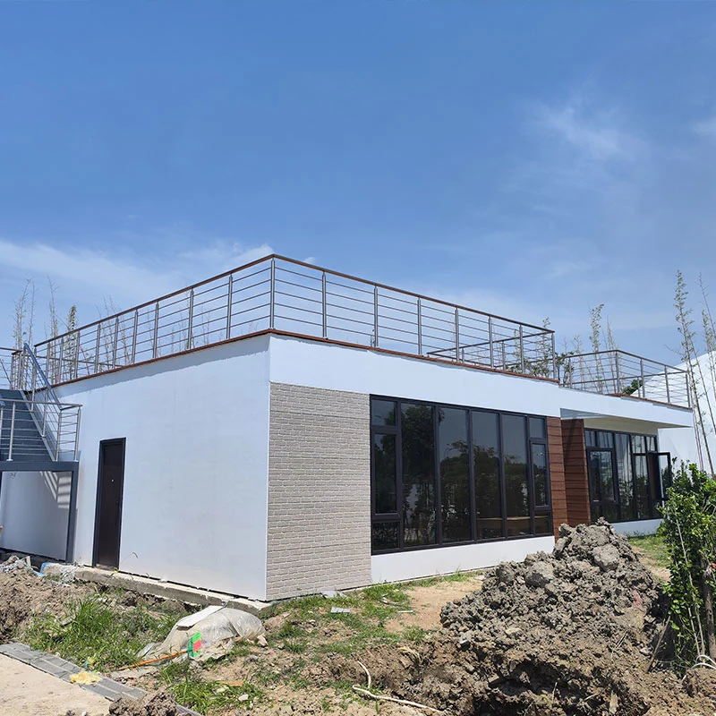 American Standard Light Steel Frame pré-fabricada Luotong Camp Office Fast Construção