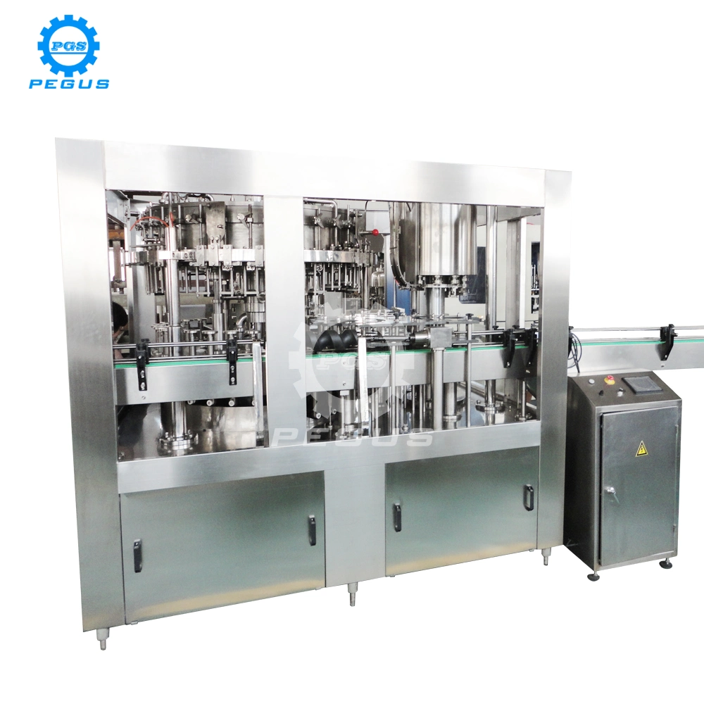 Glass Bottle Automatic Beer Pure Water Juice Tonic Beverage Drinking Milk Liquid Filling Packing Machine Production Line