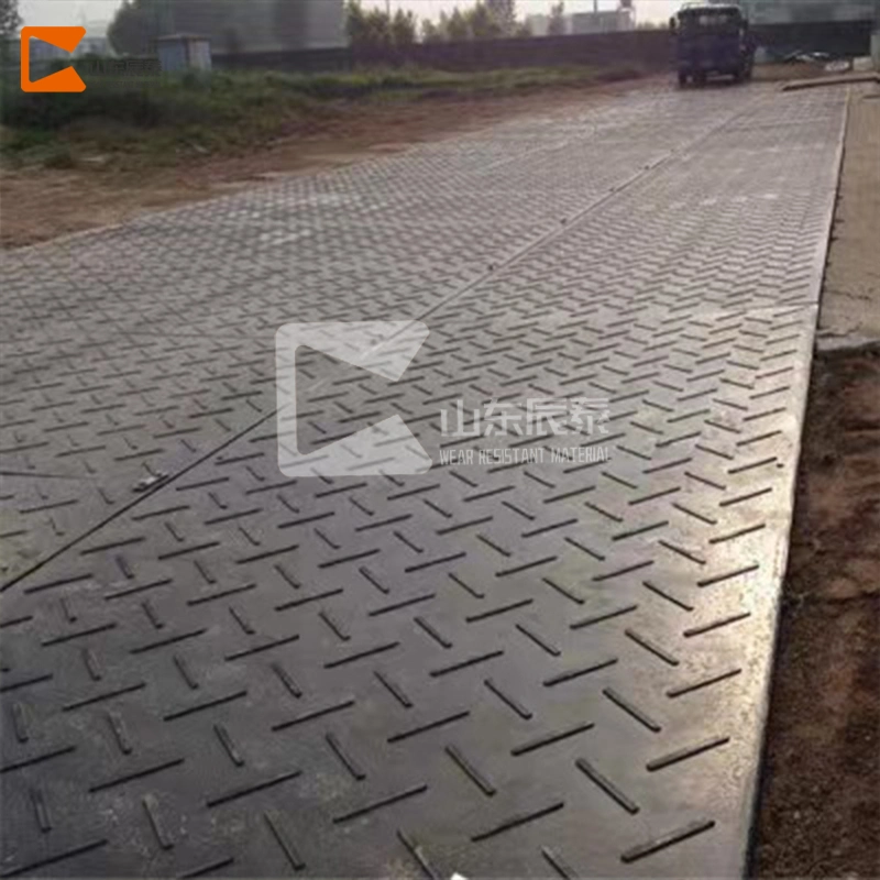 Temporary Road System Extruded Durable Anti Slip HDPE Ground Protection Mats