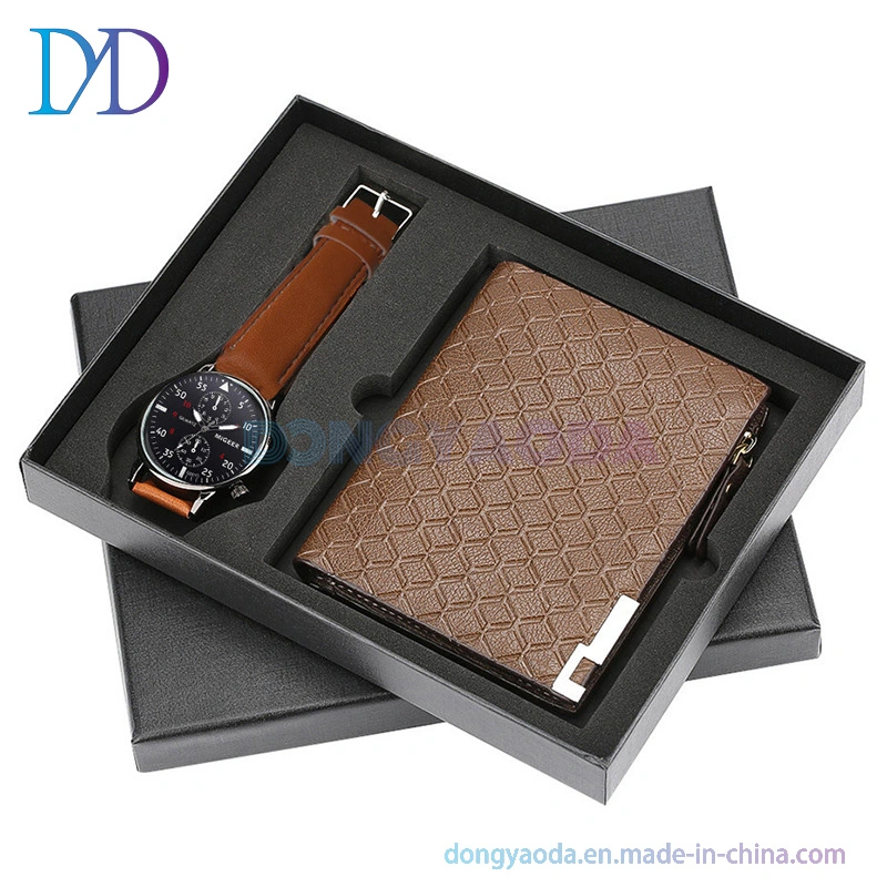 Watch Wallet Set to Send Customers Practical Gifts Company Activities Store Celebration Annual Meeting Business Gift Set