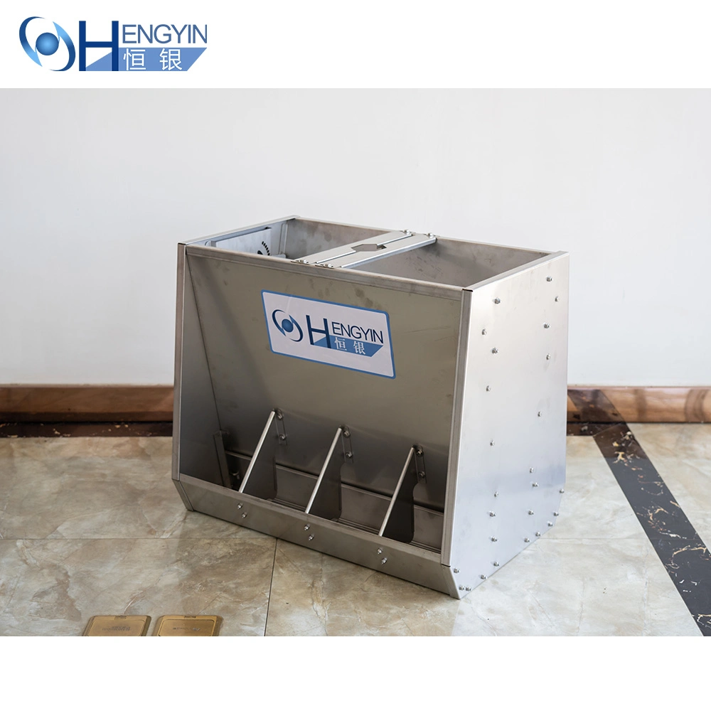 China Made Plastic Double-Side Automatic Pig Feeding Trough Hog Feeders