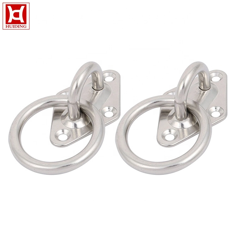 Marine Boat Hardware Stainless Steel Ring Pad Lashing Hook