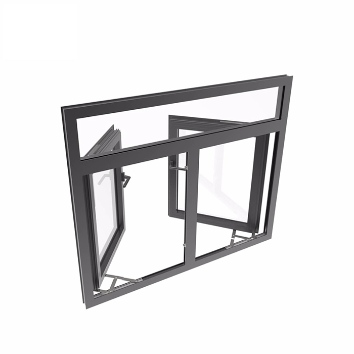 World-Wide Available Well Sell Electric Casement Window Thermal Break Double Glazed Aluminum Casement Window Price