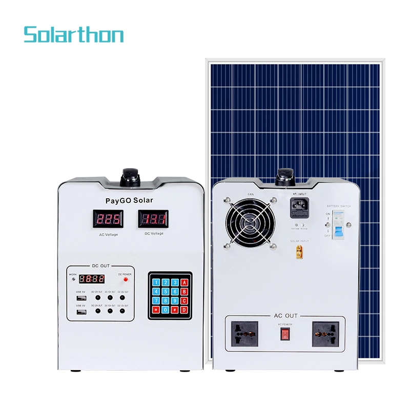 Pay as You Go Home Light Solar Power System for Mobile Charging