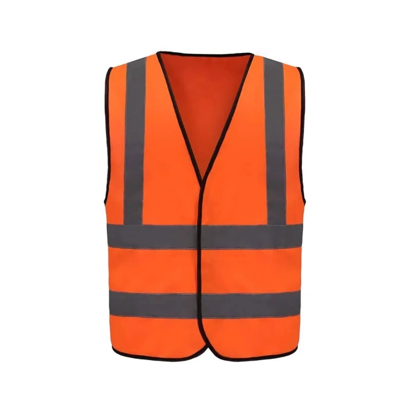 Orange Color Hivis Construction Work Custommade Safety Product PU Coating Vest