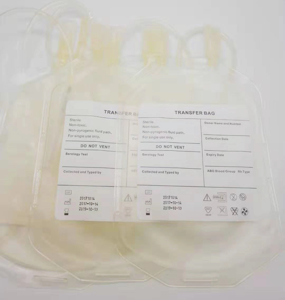 China Manufacturers Price Medical Disposable Blood Bag