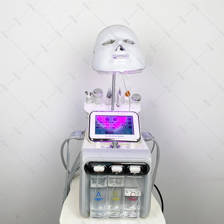 Ofan Beauty Salon Equipment Hydrogen Oxygent Jet Peeling Diamond Dermabrasion Hidrofacial Skin Care Machine