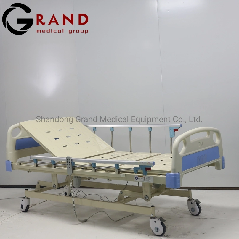 Fonction de la Chine fournisseur professionelle 3 Electric ADJUSTABLE HOSPITAL BED lit patient médical de soins infirmiers pour l'hôpital de meubles pour la vente de matériel médical