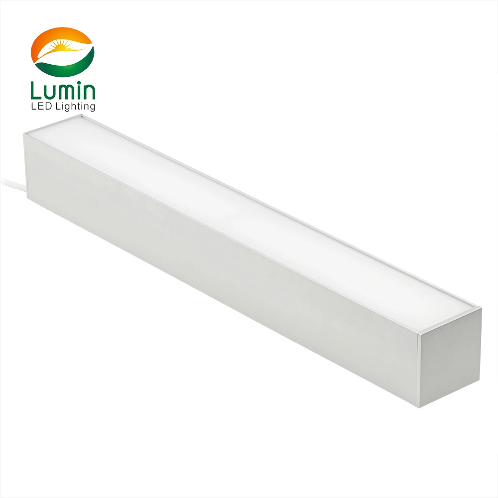 0.6/1.2/2.4m Custom Linkable Aluminum Profile Dimmable LED Linear Lamp Trunk Light Strip Cabinet Bar Light for Commercial Office Indoor Lighting