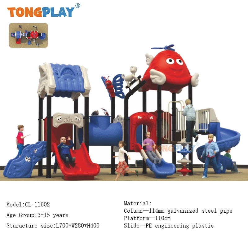 Plastic Playground Equipment Venta de Juegos de Parque de Juegos