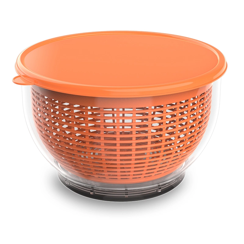 High quality/High cost performance Household Item Colander Rotating Basket Hand Operated Washing Colander Salad Spinner