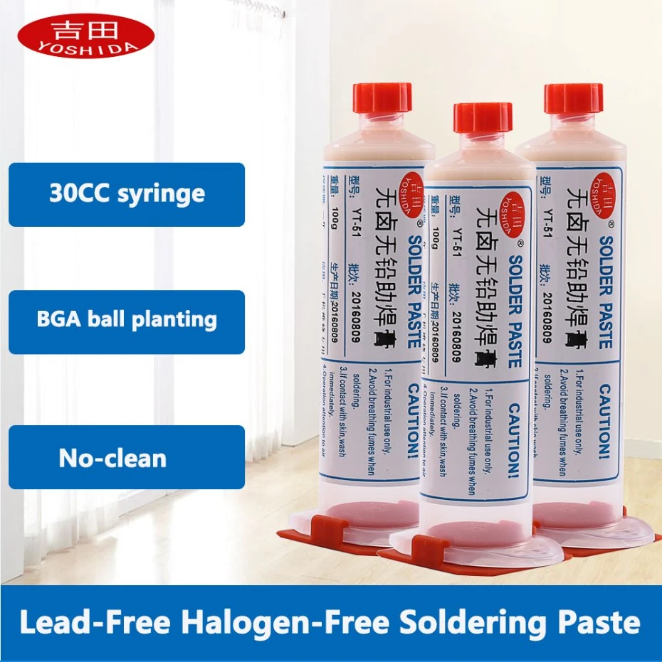 Needle Type Soldering Paste Special for Environment-Friendly Halogen-Free Wire Welding