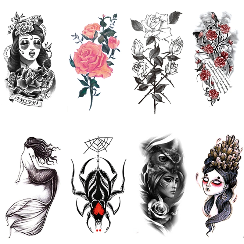 Tattoo Sticker Factory High quality/High cost performance  5000 Different Designs of Stickers Tattoo Water Transfer Fake Wholesale/Supplier Waterproof Temporary Tattoos