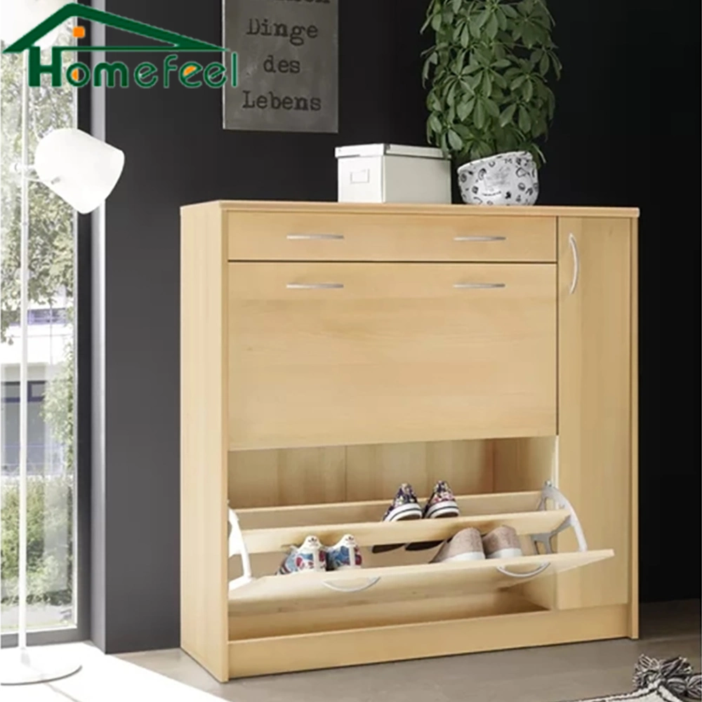 Modern Wooden Cabinet Storage Hallway Furniture Shoe Rack for Sale