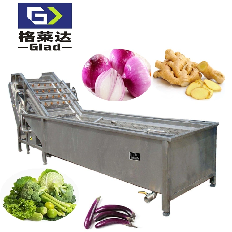High Quality Industrial SUS304 Vegetable/Fruit/Lemon/Apple/Orange/Potato/Carrot Washing/Cleaning Machine for Factory Food Processing Line