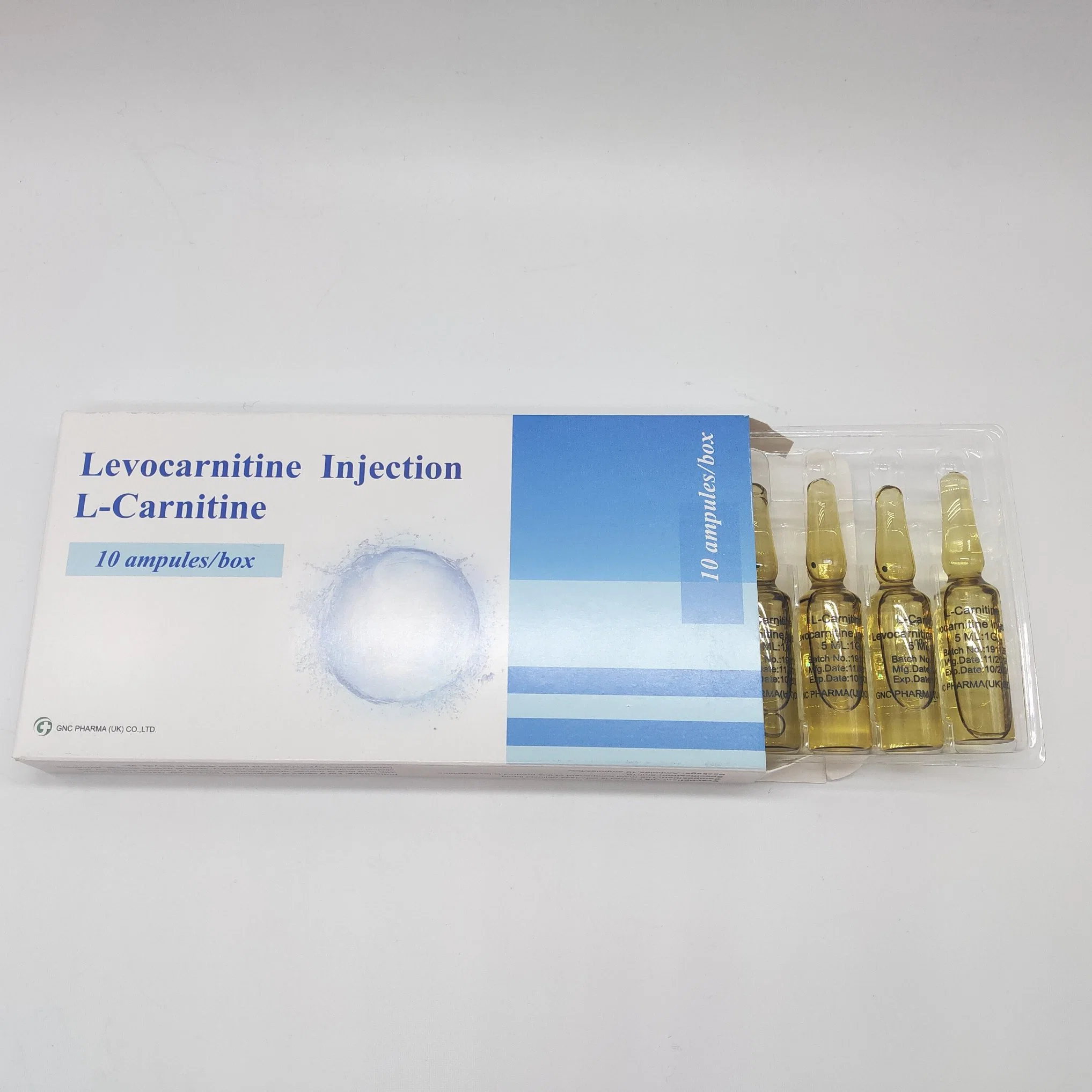 Perdre du poids de la mésothérapie taux sérique de L carnitine avec 5 ml d'injection*10flacons dans la couche de graisse