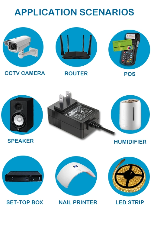 Us 22AWG PCB Battery Charger 1A CCTV DC 5521mm Power Supply Open Frame Supply 12V 2A Adaptor