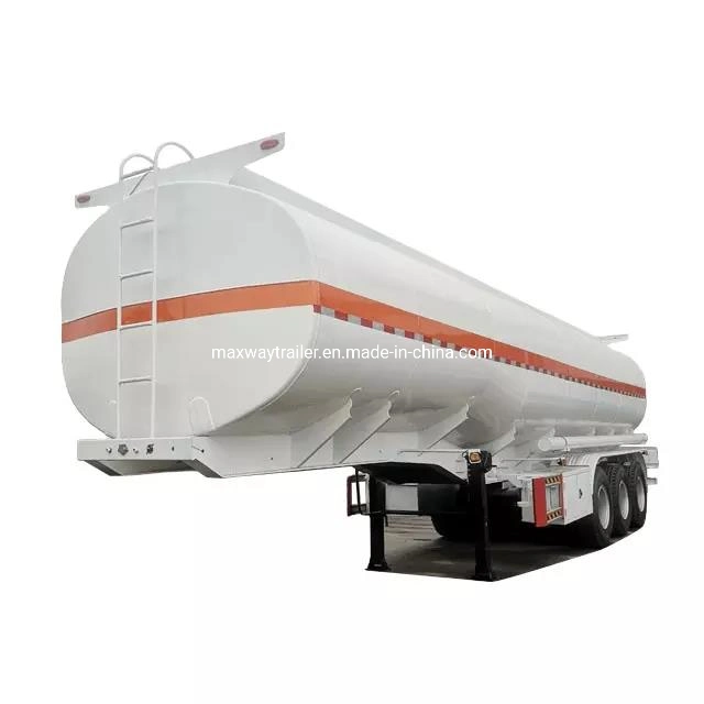 Aluminum Fuel Tanker Trailer 45000L 48000L 50000L Diesel Tanker Semi Trailer