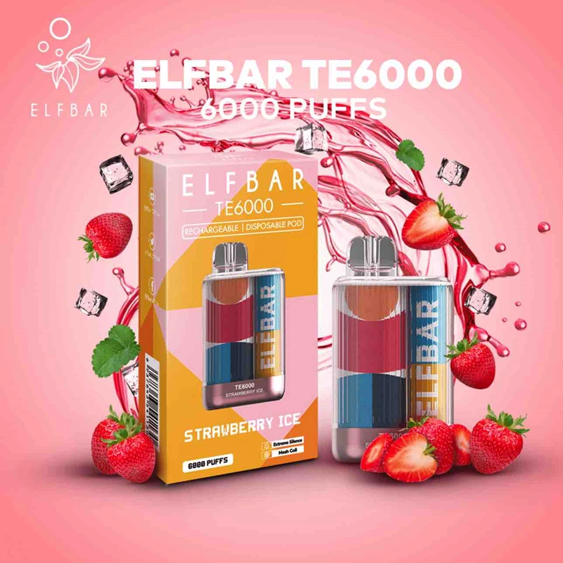 Legit Code Elf Puffs Vape Bar Te 6000 Puffs 20 Tasty Flavors Eb Design DC5000 Available