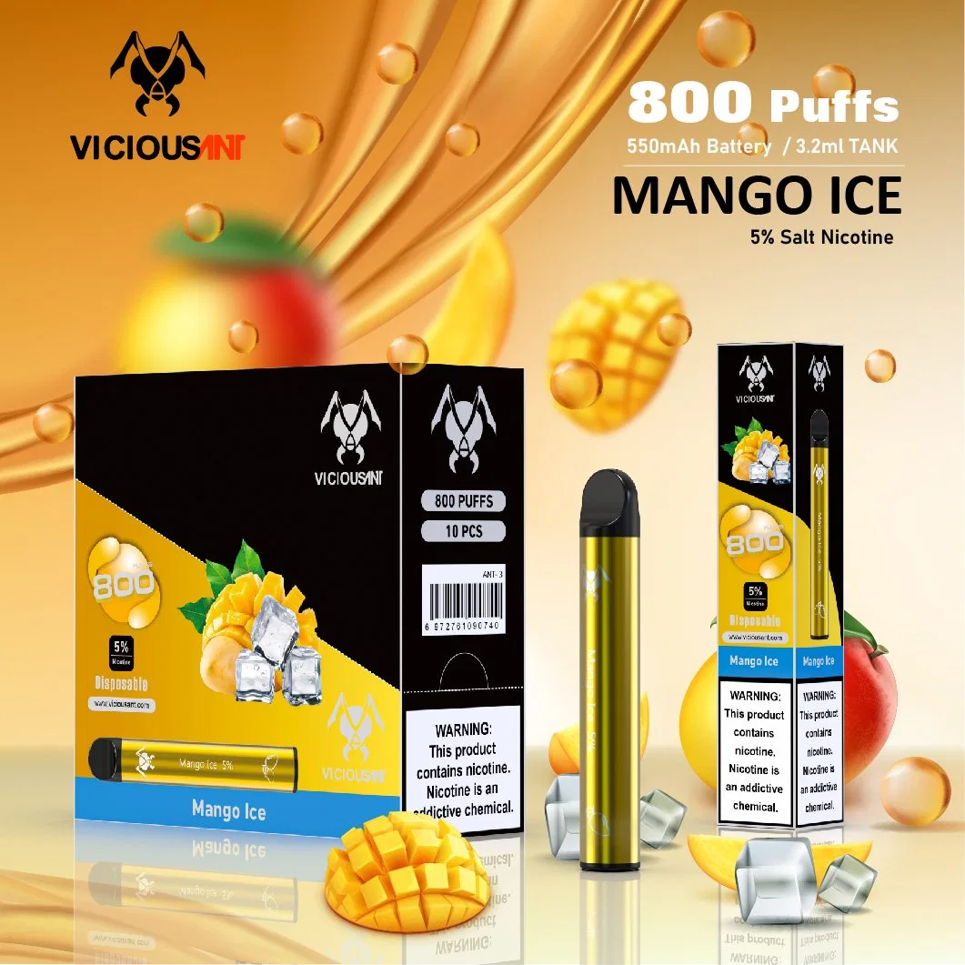Disposable/Chargeable 800 Puffs Vape Pod Pen Style Vaporizer Wholesale/Supplier Plus Vape E Cigarette