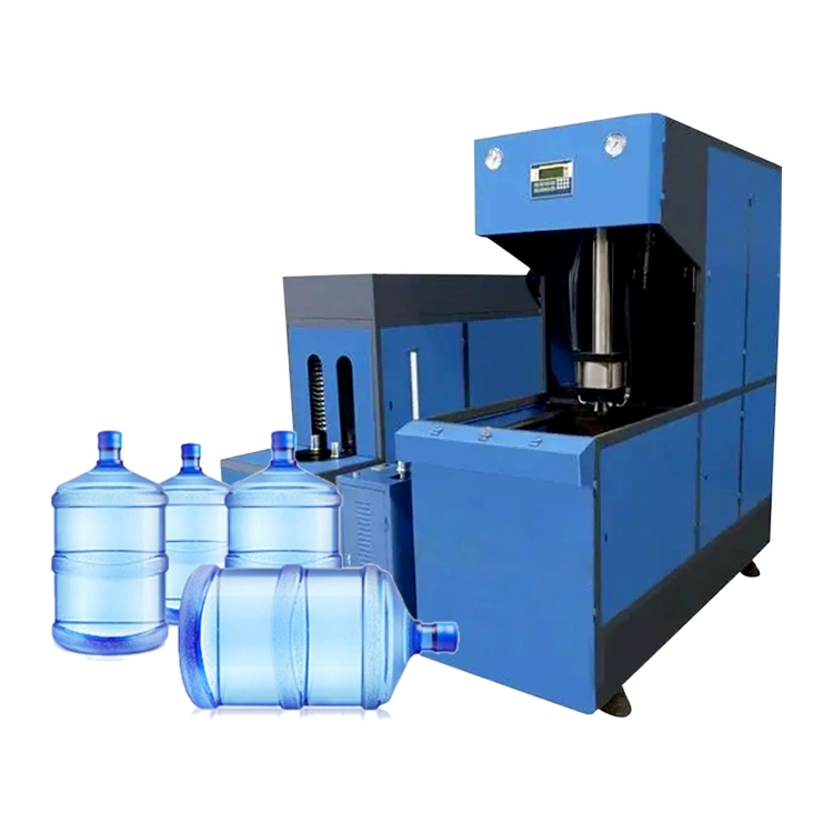 Automatic 100ml-5L de moldeo por soplado de botellas de PET que hace la máquina el ventilador/ pura agua mineral botellas de PET máquinas de moldeo por soplado de plástico Precio