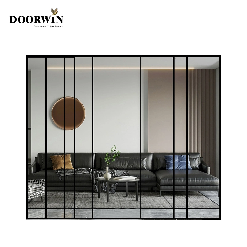 Teak Decoration Dw-Wood Aluminum Customers Special Requirements Iron Grill Design Folding Door