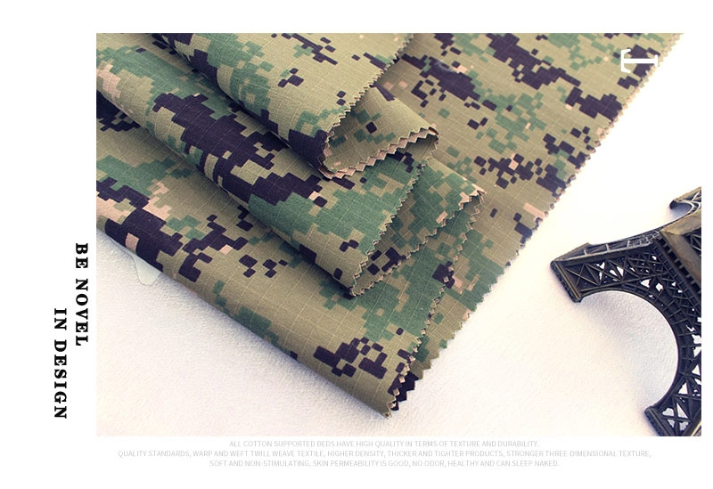 Digital 65% Polyester 35% Cotton Blend Woven Waterproof Polyester Cotton Fabric Ripstop Camouflage Fabric