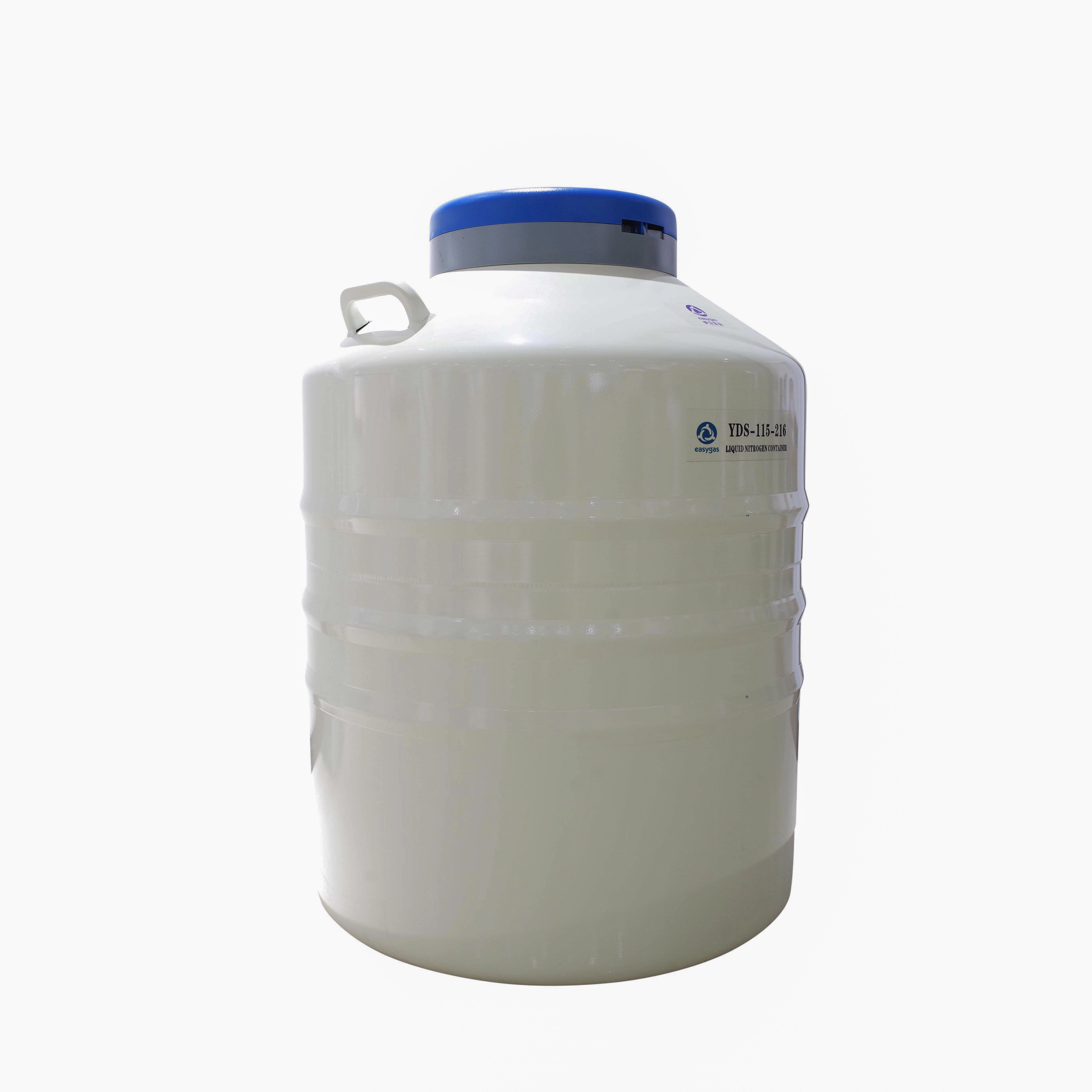 Yds-115-216 Liquid Nitrogen Tank Cryogenic Dewar Liquid Nitrogen Container for Semen Storage