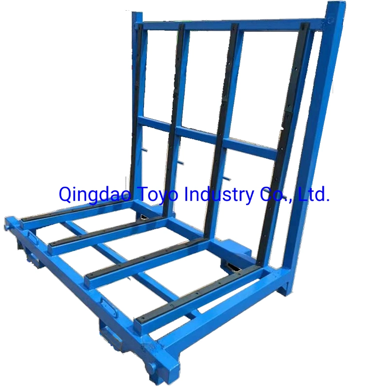 Customized Glass L Shape Rack for High-End Glass Storage Used in Glass Workshop