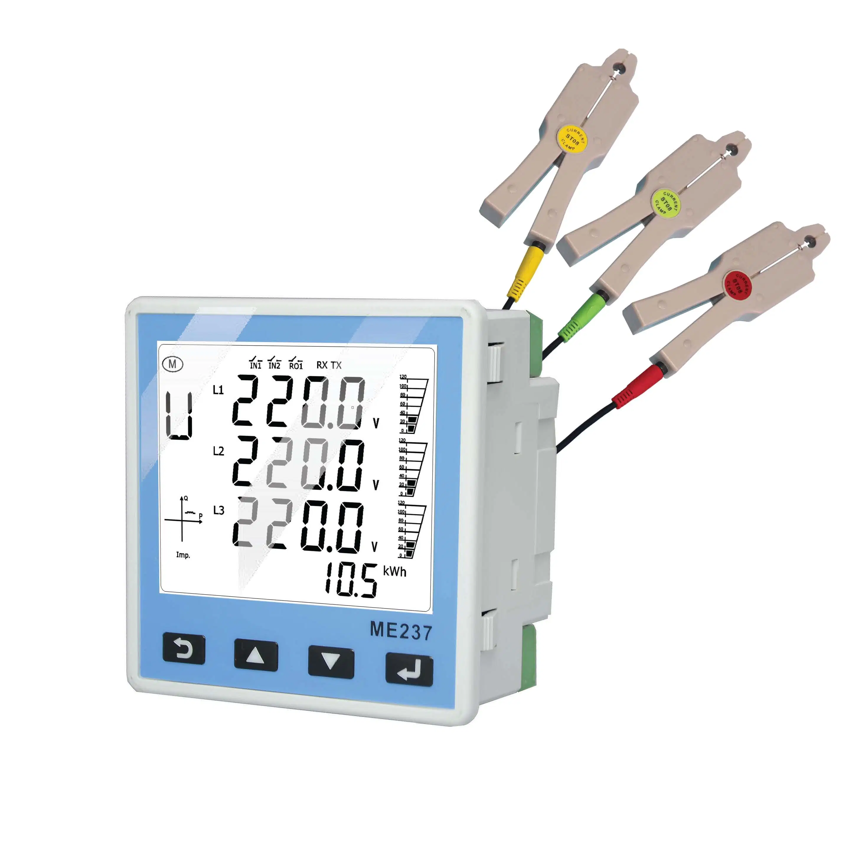 Arriba Venta instrumentos de medición de corriente Me237 Medidor de Electricidad para Solar Sistema de alimentación