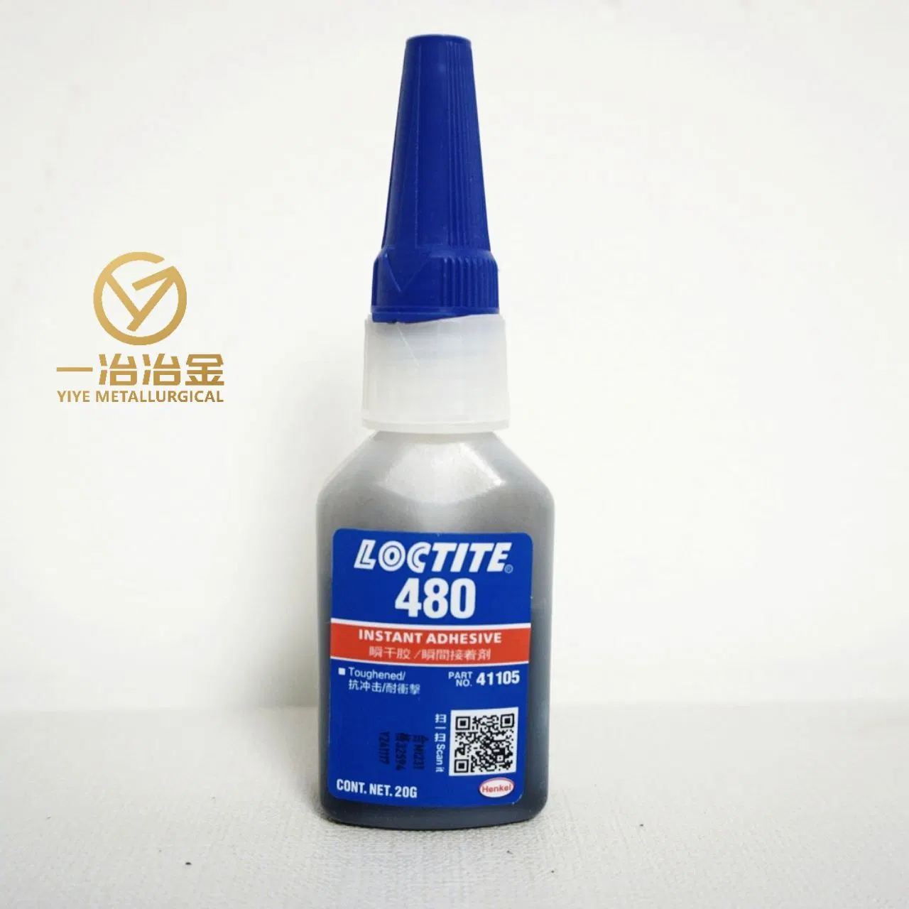 Cola rápida Loctite 480 500g Liquid Super Cola preta Cola para metal plástico de borracha