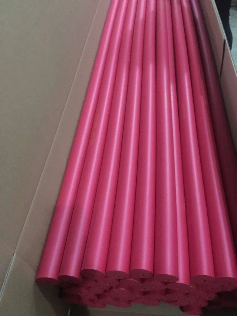 Red Colour 19mm Thickness Foam Rubber Insulation Pipe