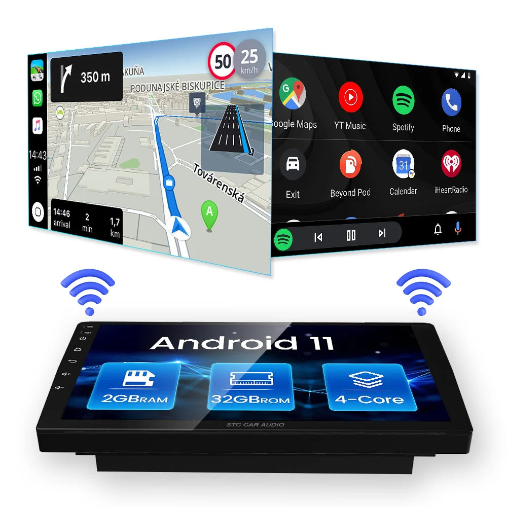 ملحقات السيارات مضخم الصوت مشغل DVD راديو FM 1 ملاحة فيديو سيارة راديو سيارات Android الوسائط المتعددة مشغل الفيديو المحمول مشغل دي في دي مشغل DVD