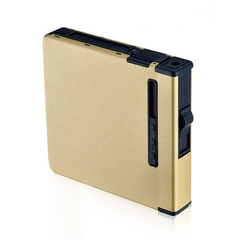 Onuoss Wholesale/Supplier Cigarette Case with Lighter Case Box with USB Lighter Case Metal