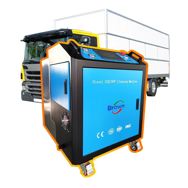 Machine de nettoyage automatique de filtre à particules diesel pour lave-auto, machine de nettoyage de convertisseur catalytique, machine de nettoyage de catalyseur, machine de nettoyage de système catalytique SCR.