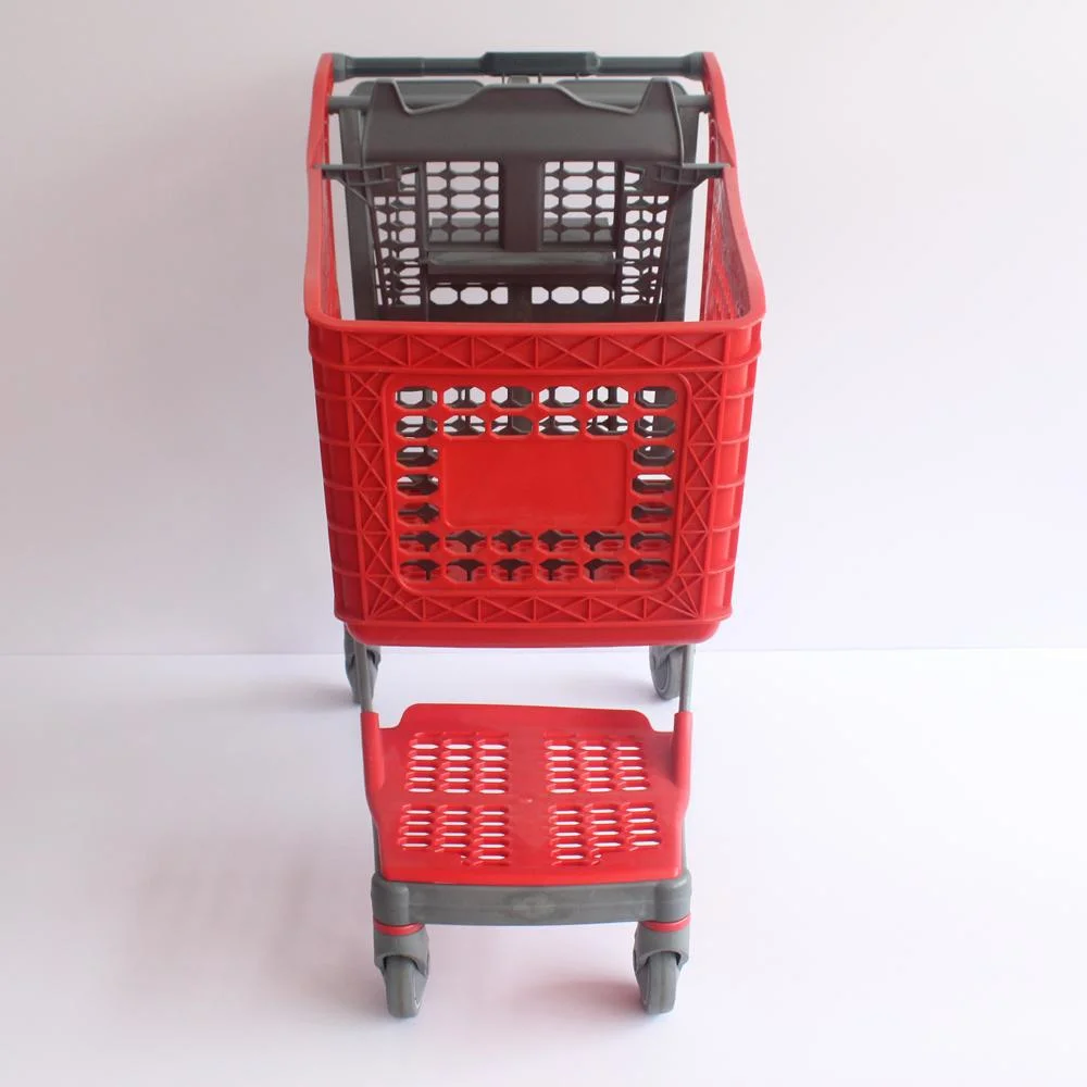 Top Quality Plastic Basket Shopping Cart