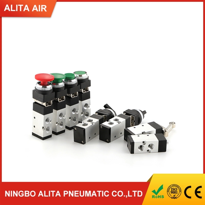 Pneumatic Mechanical Selective Knob Stop Valve