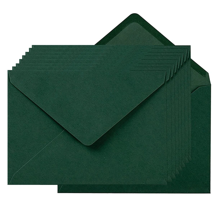 Envelope de papel personalizado biodegradável Envelope de papel Pearl para convite de casamento